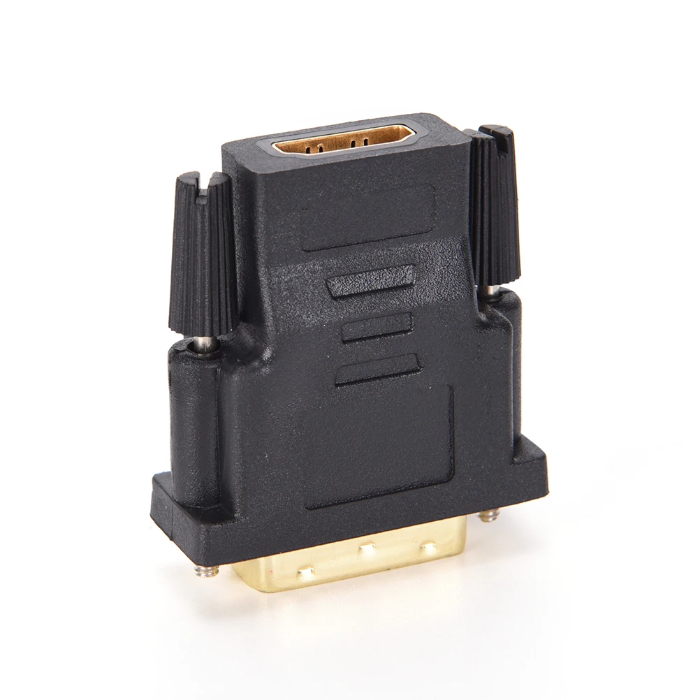 DVI D 24 + 1 pin типа папа к совместимому с HDMI Женский M F адаптер конвертер для HDTV ЖК
