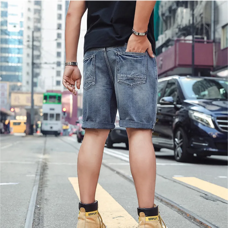 

Mens Shorts Jeans Denim Shorts Black High Waist Ripped Summer Jeans Shorts For Men Plus Size Casual Streetwear