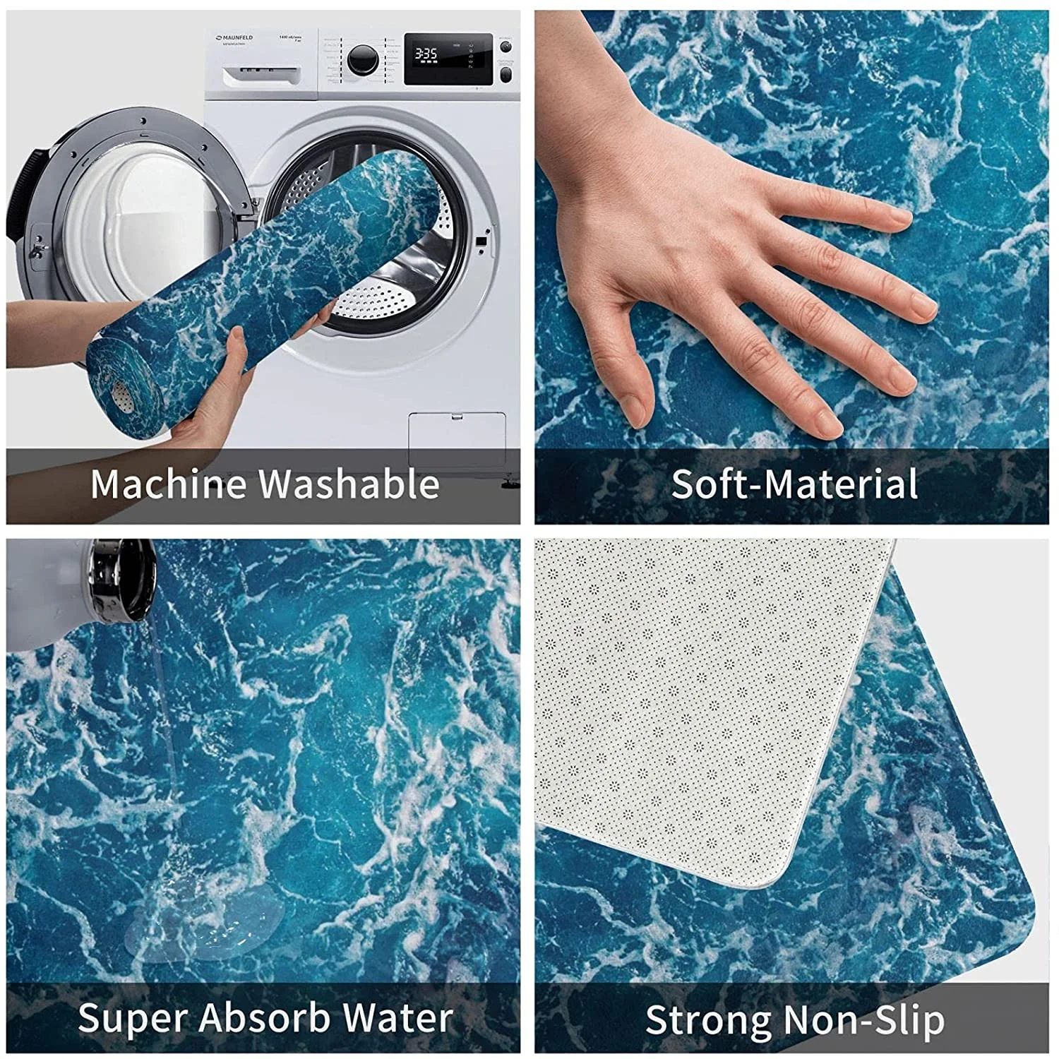 

Entrance mats, non-slip floor mats, door mats, floor mats, kitchen carpets, bathroom mats, balcony mats, room mats