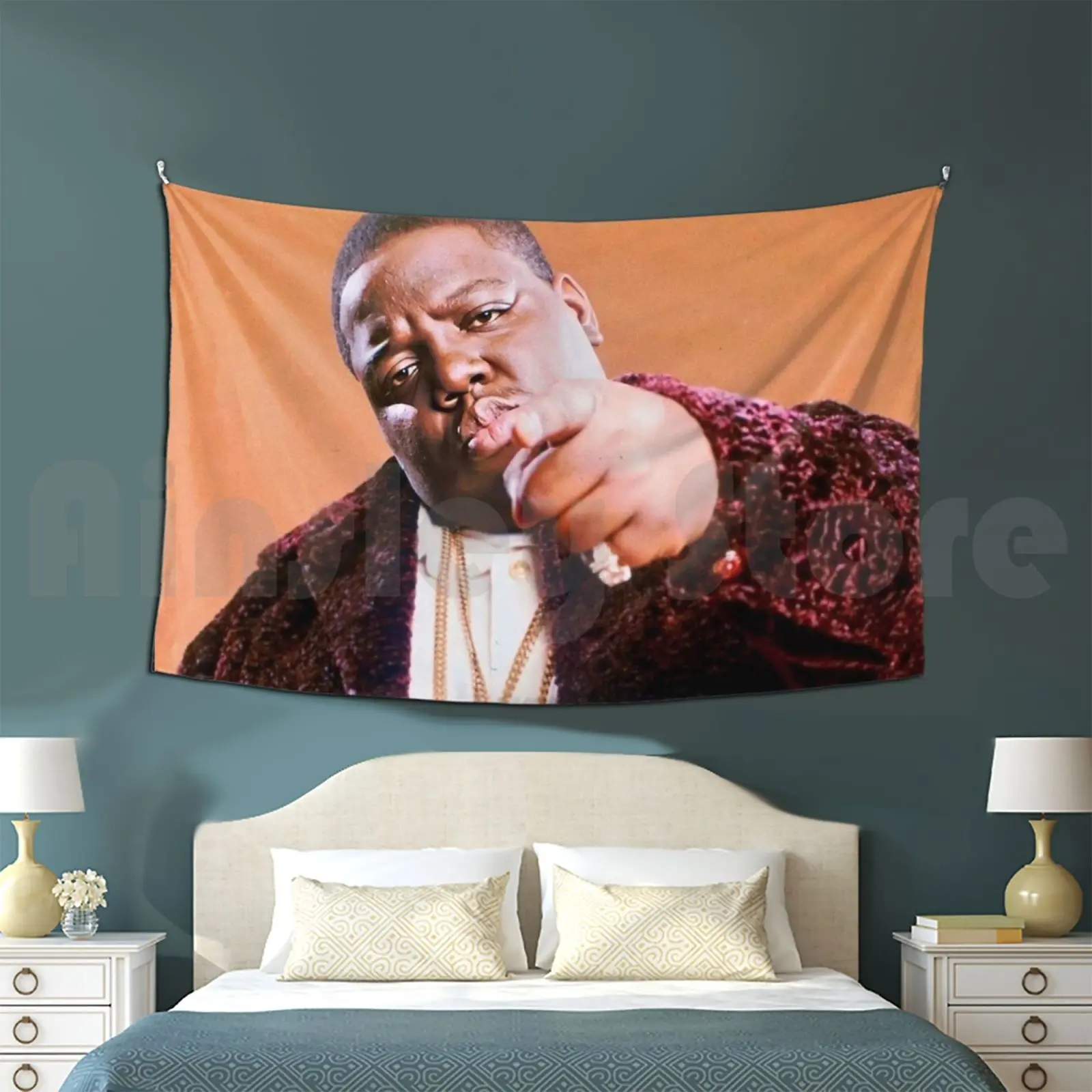Большой гобелен для гостиной спальни 50 цент рэп хип-хоп Доктор Дре Дрейк Канье