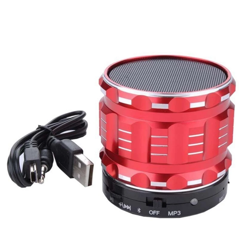 Мини портативный Bluetooth динамик LNBEI S28 металлическая сталь низкие басы