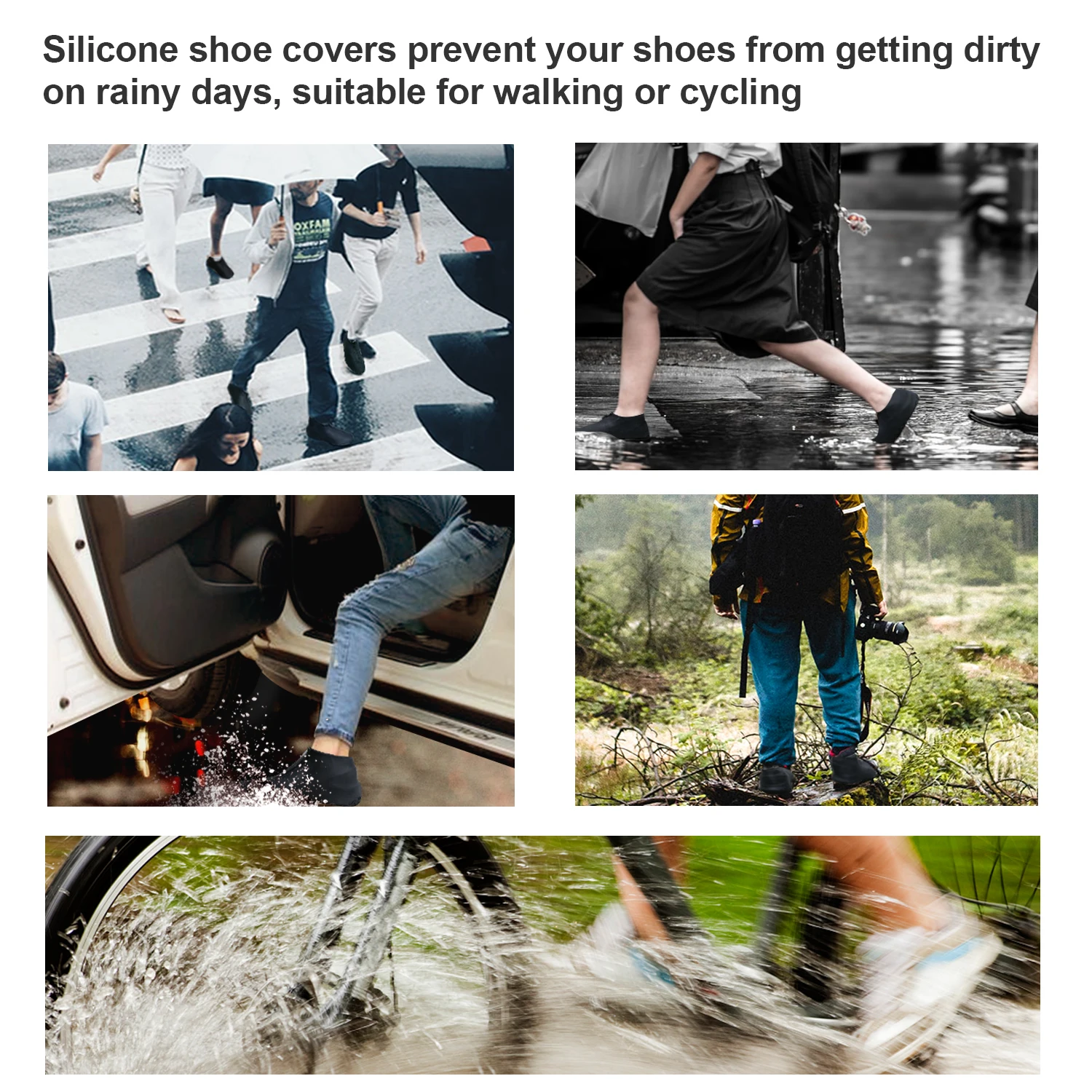 Водонепроницаемый нескользящий силиконовый чехол BXIO для мужских ботинок| |