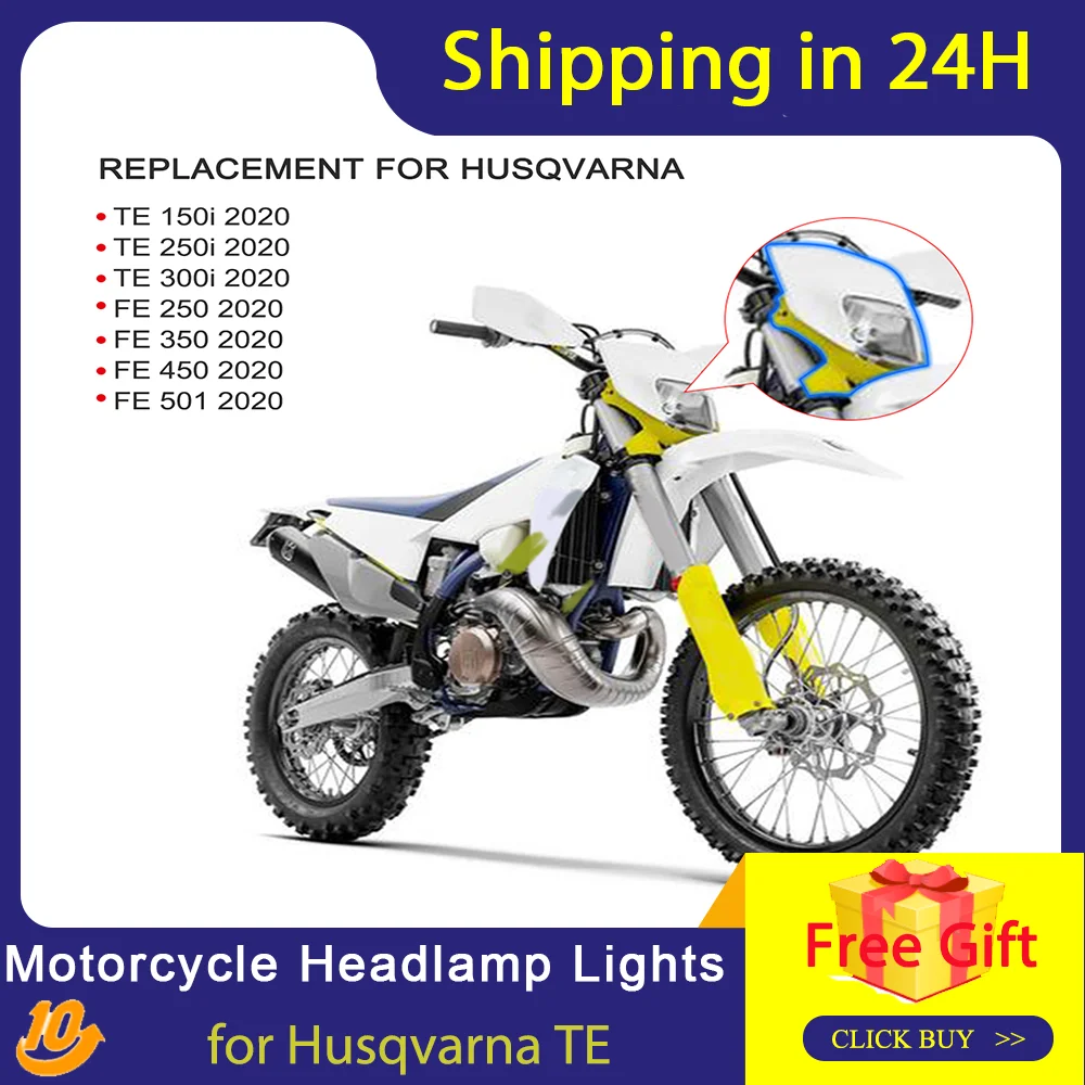 Налобный фонарь светодиодный мотоцикла светодиодные фары для замены Husqvarna TE 150i
