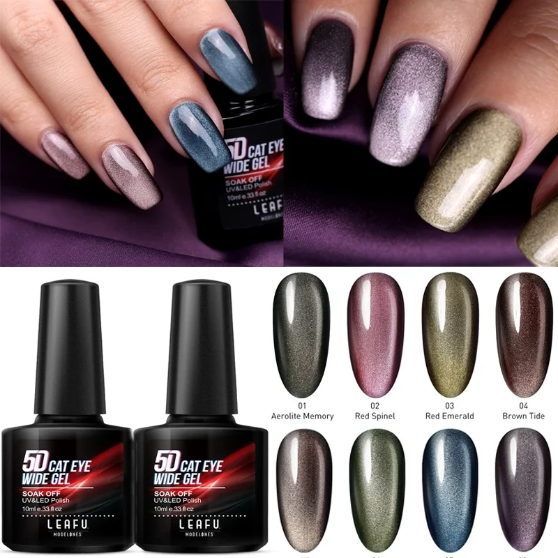 Modelones 5D кошачий глаз светодиодный Гель лак для ногтей долговечный дизайн