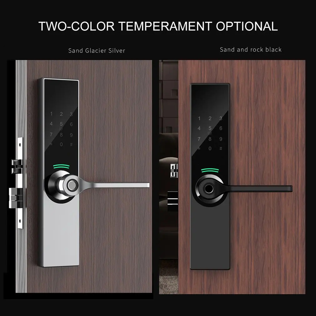 YG05 цифровой биометрический замок отпечатков пальцев без ключа умный дверной