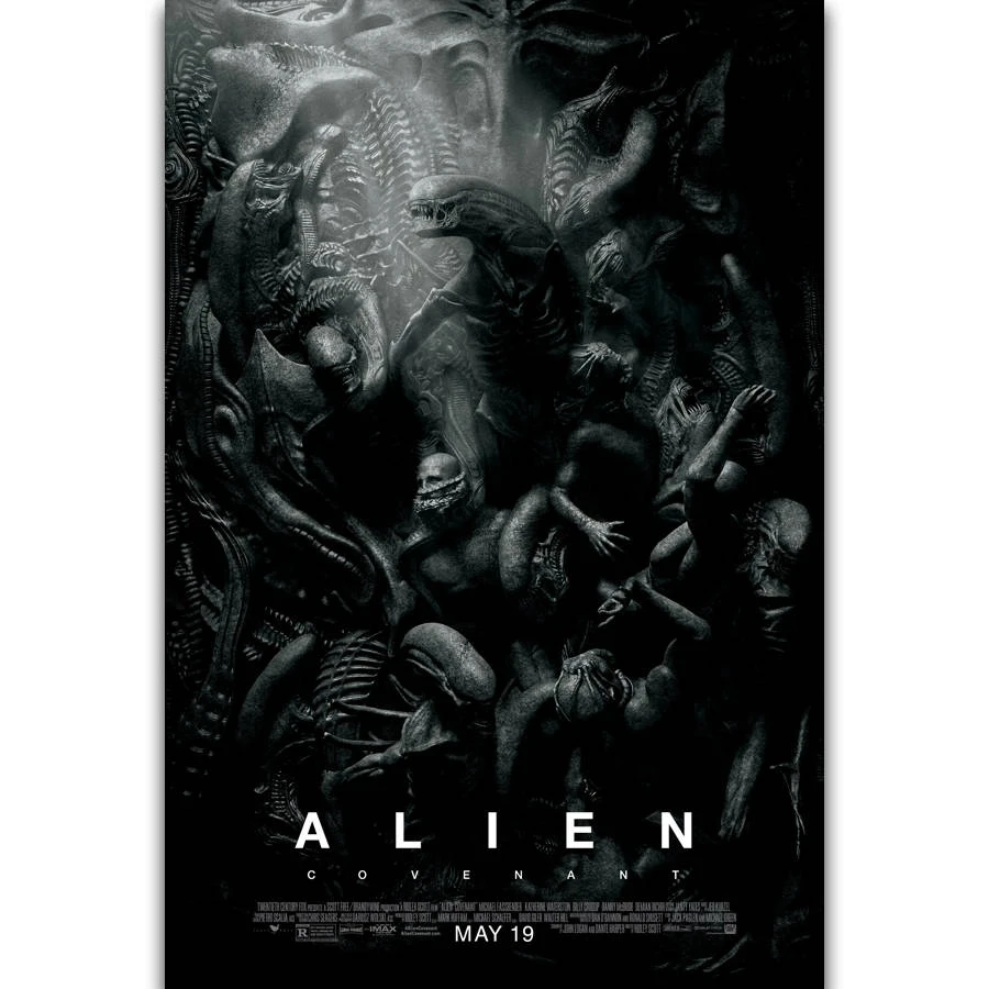 

Alien Verbond Classic Horror Movie Ruimte Monster Painting Canvas Poster Modular Wall Art Prints Pictures Modern Bar Home Decor