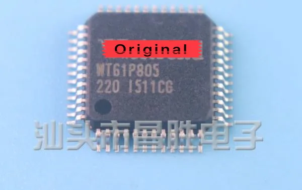 

{ New original } 2pcs/lot WT61P805 61P805 QFP48