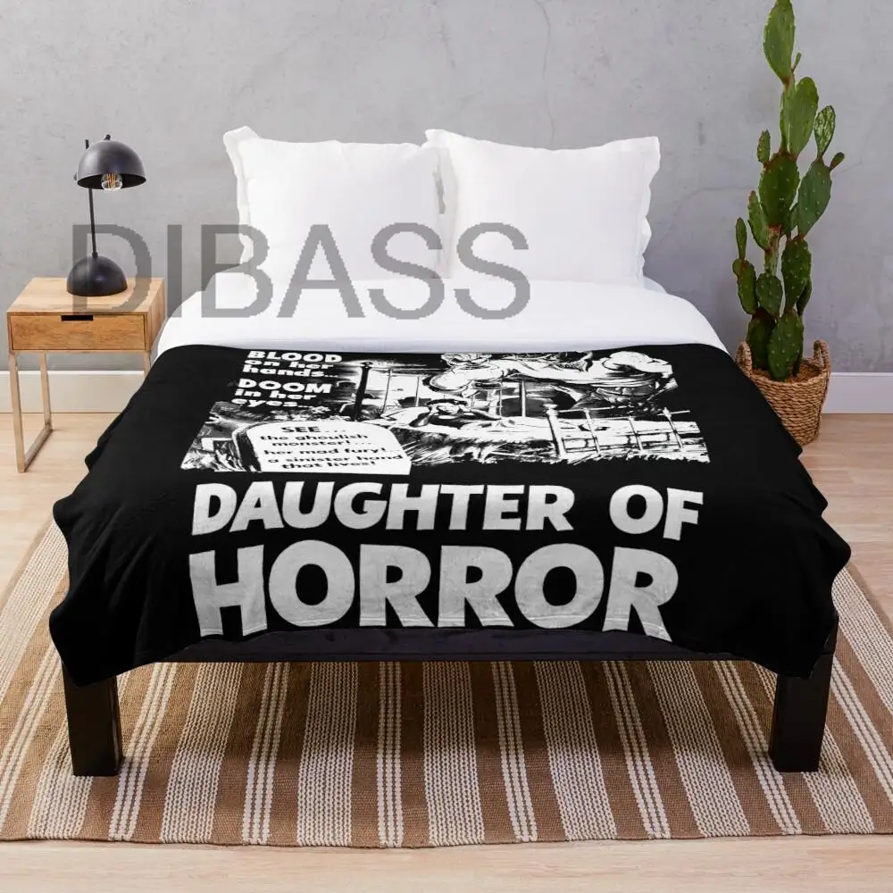

Daughter of Horror Blankets Super Soft Throw Blanket, Lightweight Plush Bed Flannel Blanket, Suitable for Adults and Children, F