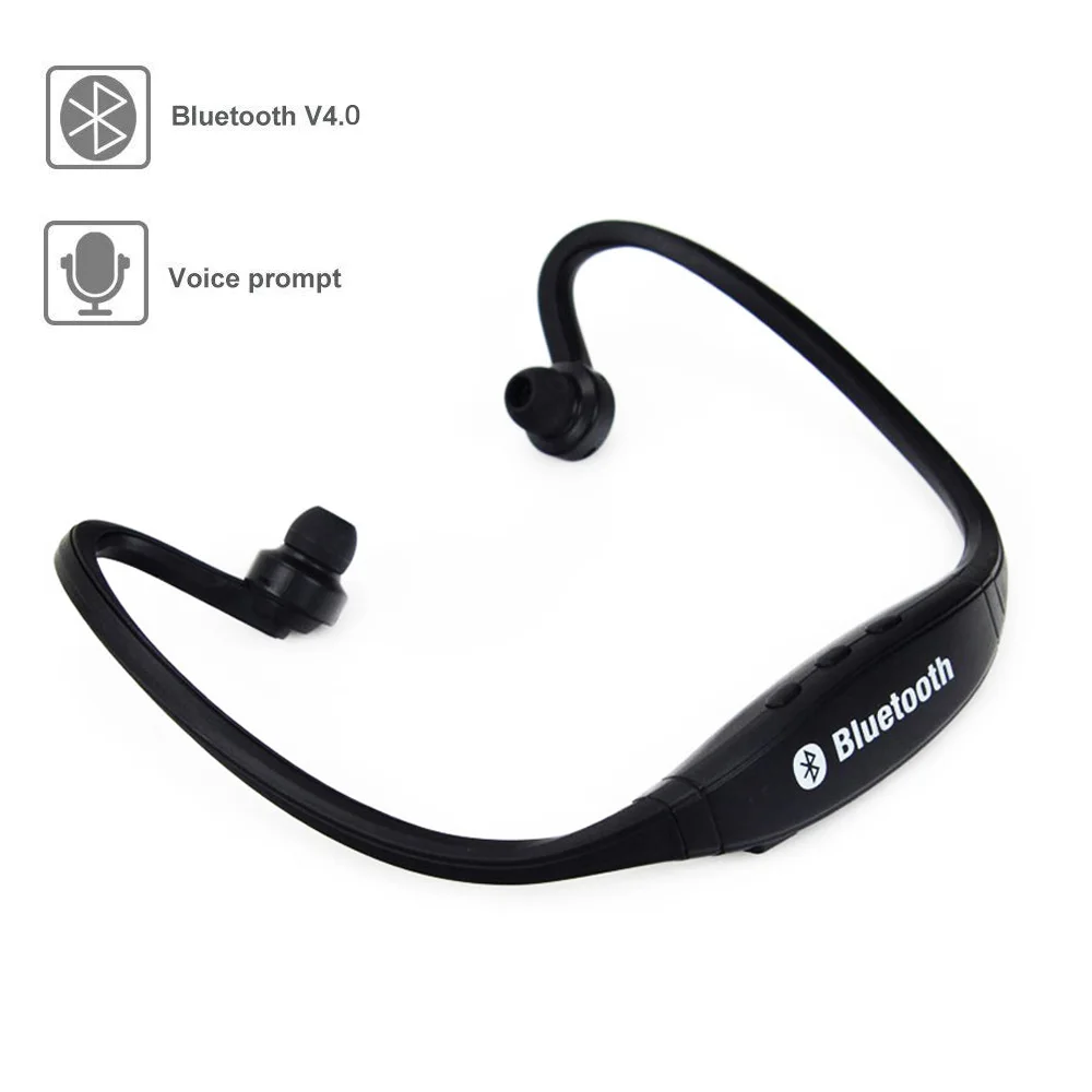 S9 беспроводные Bluetooth наушники с поддержкой TF/sd карты спортивные шейным ремешком