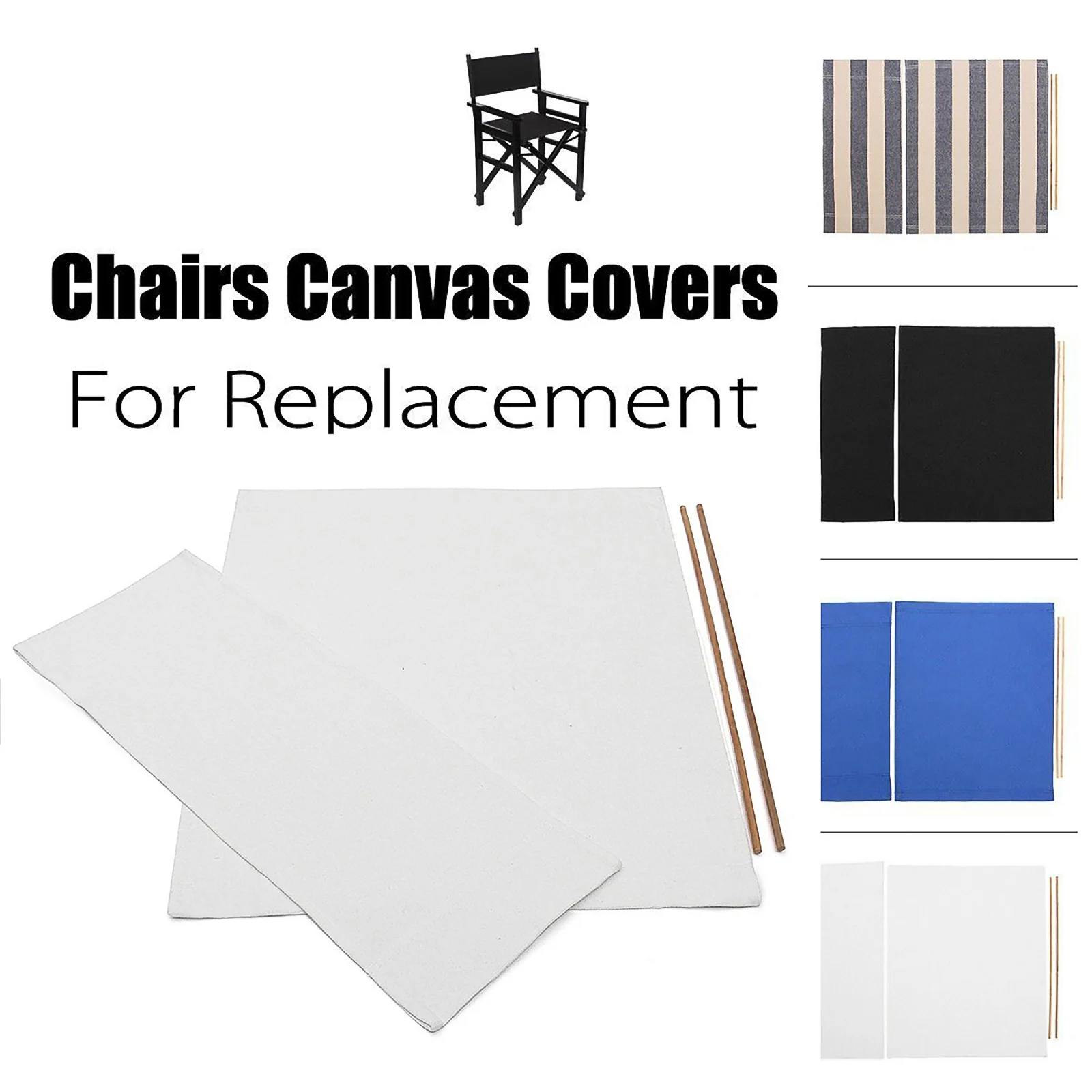 Covers Canvas Seat Covers Replacement For Directors Outdoor Garden Yard Camping Picnic Fishing Chairs