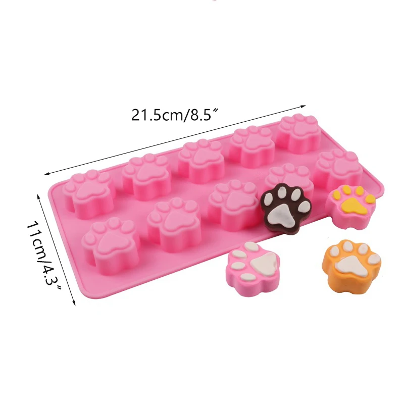 1 предмет 10 ячеек силиконовые формы Инструменты для тортов с мультяшным котом из