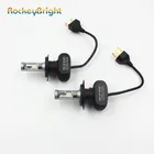 Светодиодные фары Rockeybright H4, 8000 лм, 50 Вт, N1, Автомобильные светодиодные фары H4