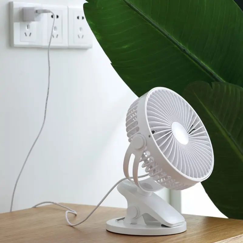 4/6-дюймовый мини-портативный Настольный вентилятор с питанием от USB или
