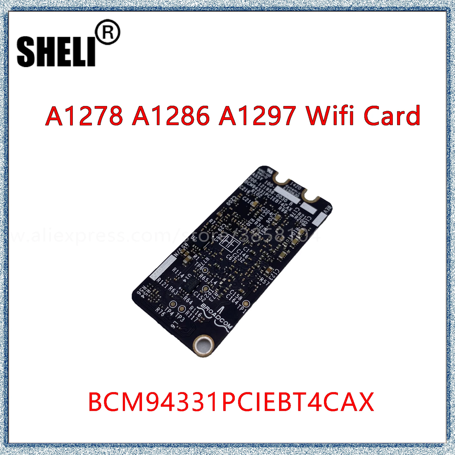 SHELI For A1278 A1286 A1297 Macbook Pro 13&quot 15&quot 17&quot Bluetooth 4.0 Wifi Card Airport 2011 2012 607-8958 | Компьютеры и офис