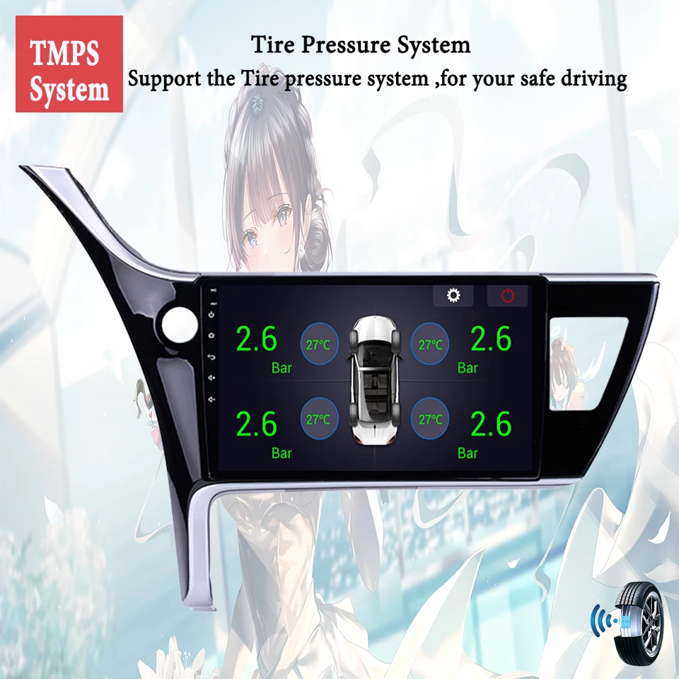 Android 10 0 Автомобильная консоль радио Музыкальный плеер для Toyota Corolla 2016 2017 2018 с Gps