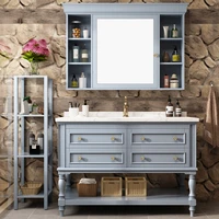 2020 new bathroom furnitures solid wood bathroom vanity solid timber bathroom cabinets SV220