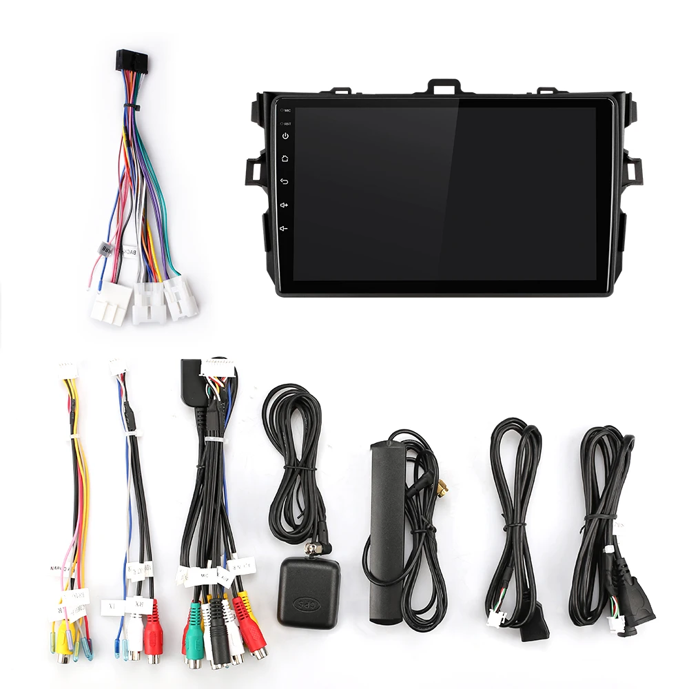 Автомагнитола ISUDAR V72 Android 10 для Toyota Corolla E140 E150 2007 2008- GPS 4G Net QLED голосовое управление