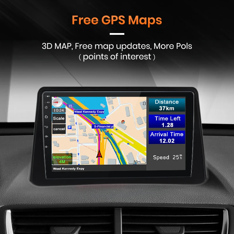 Автомагнитола AWESAFE 2 din Android для Opel Mokka 2012-2016 мультимедийный проигрыватель с GPS 8 + 256