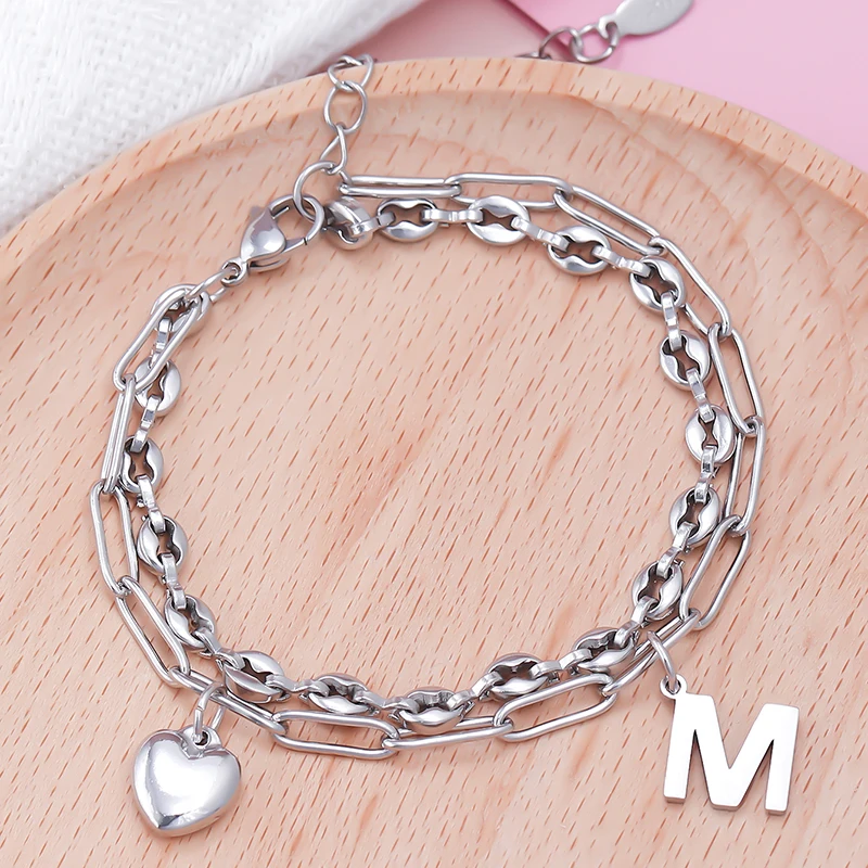 

ZOSHI Fashion Statement Metal Chains Bracelet for Women Silver Plated Multi Layer Charms Bracelet Pulseras Bijoux Jewelry Gift