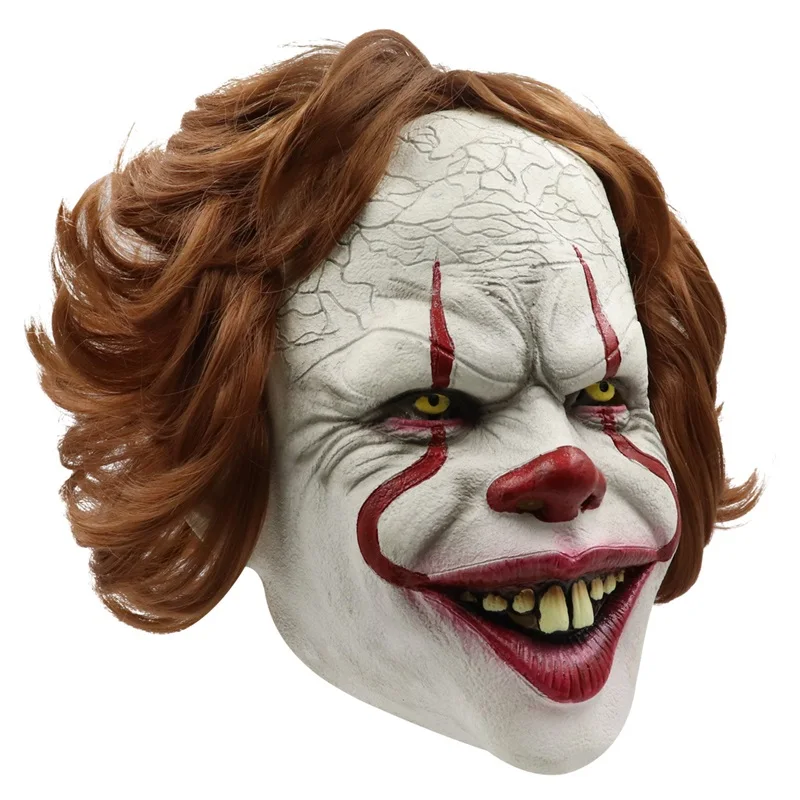 Фильм It Chapter два 2 oker маска пеннивайза косплей латексные маски шлем клоун костюм