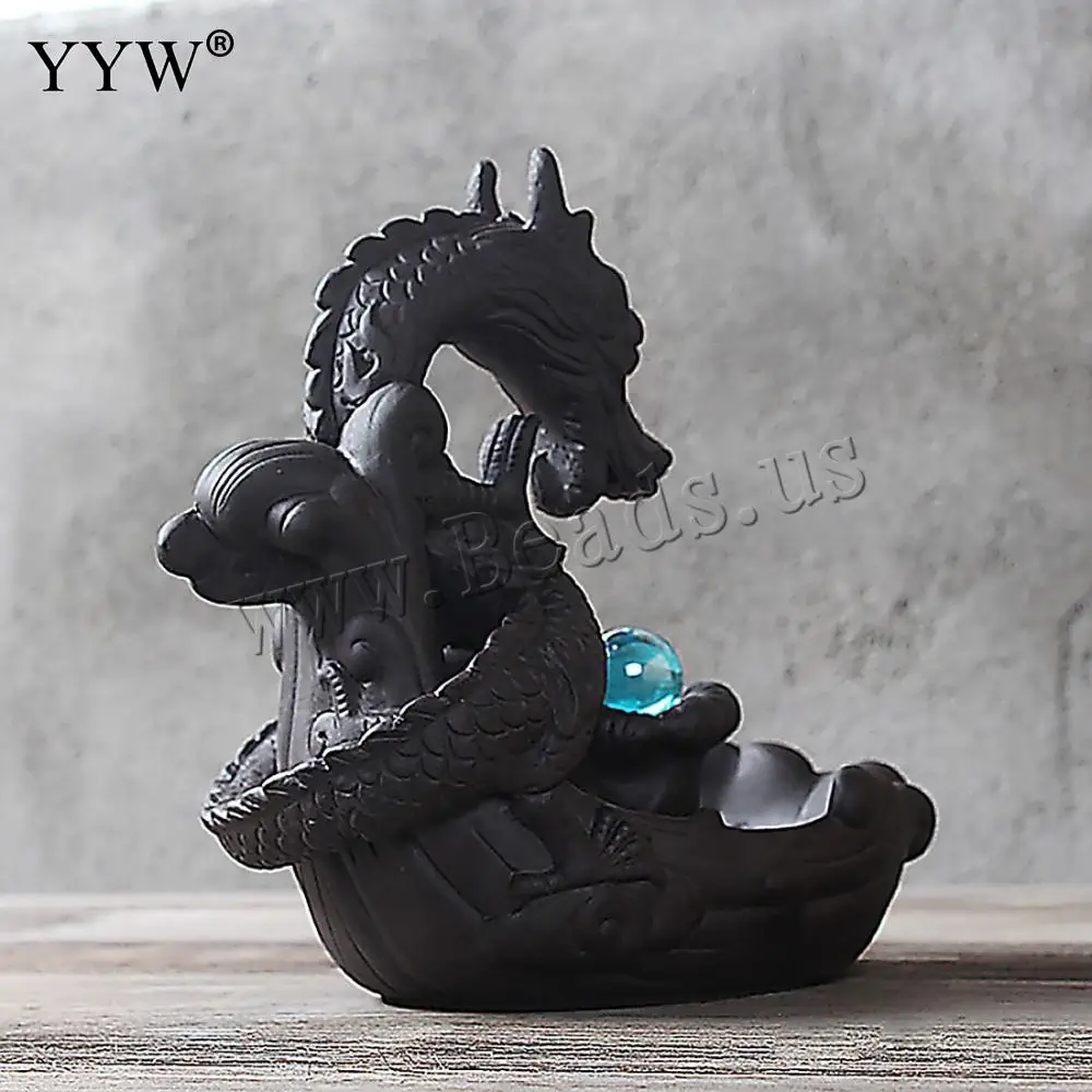 

Dragon Incense Burner Ceramic Backflow Chinese Style Vintage Incense Burner For Home Or Office Decoration Incense Stick Holder