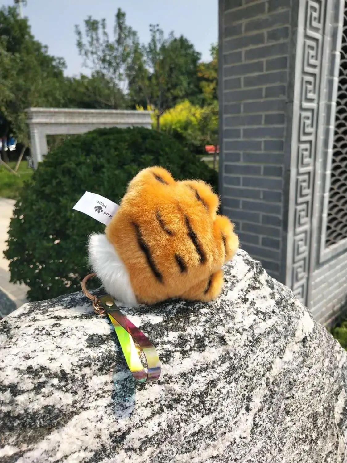 Мультяшный пушистый зверь Тигр узор Коготь животное медведь лапа плюшевая