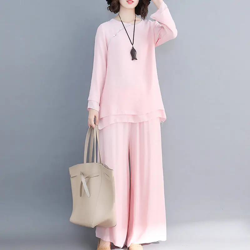 Комплект из двух предметов с длинным рукавом литературный однотонный комплект