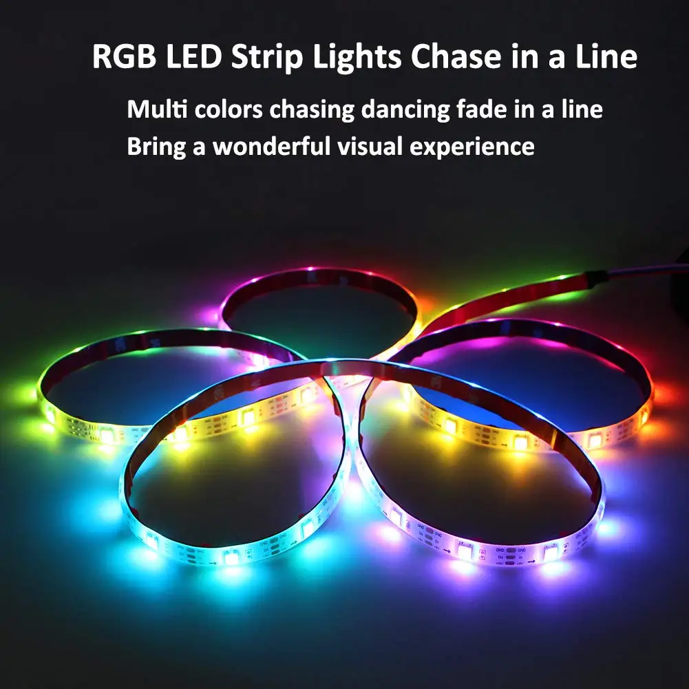 Светодиодная лента WS2812B с RGB-подсветкой 30/60/144 светодиодов IP30/65/67 5 В | Освещение