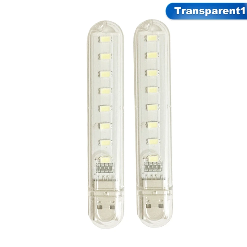 

USB LED Book Lights 3LEDs 8LEDs SMD 5630 5730 LED Bulb 5V Power Input White 5000-6500K Warm White USB Night Light Car Use