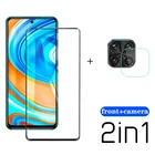 Защита экрана для redmi Not 9 pro 2 в 1 для камеры xiaomi redmi Note 9 pro Закаленное стекло Защитная пленка на redme Note 9pro