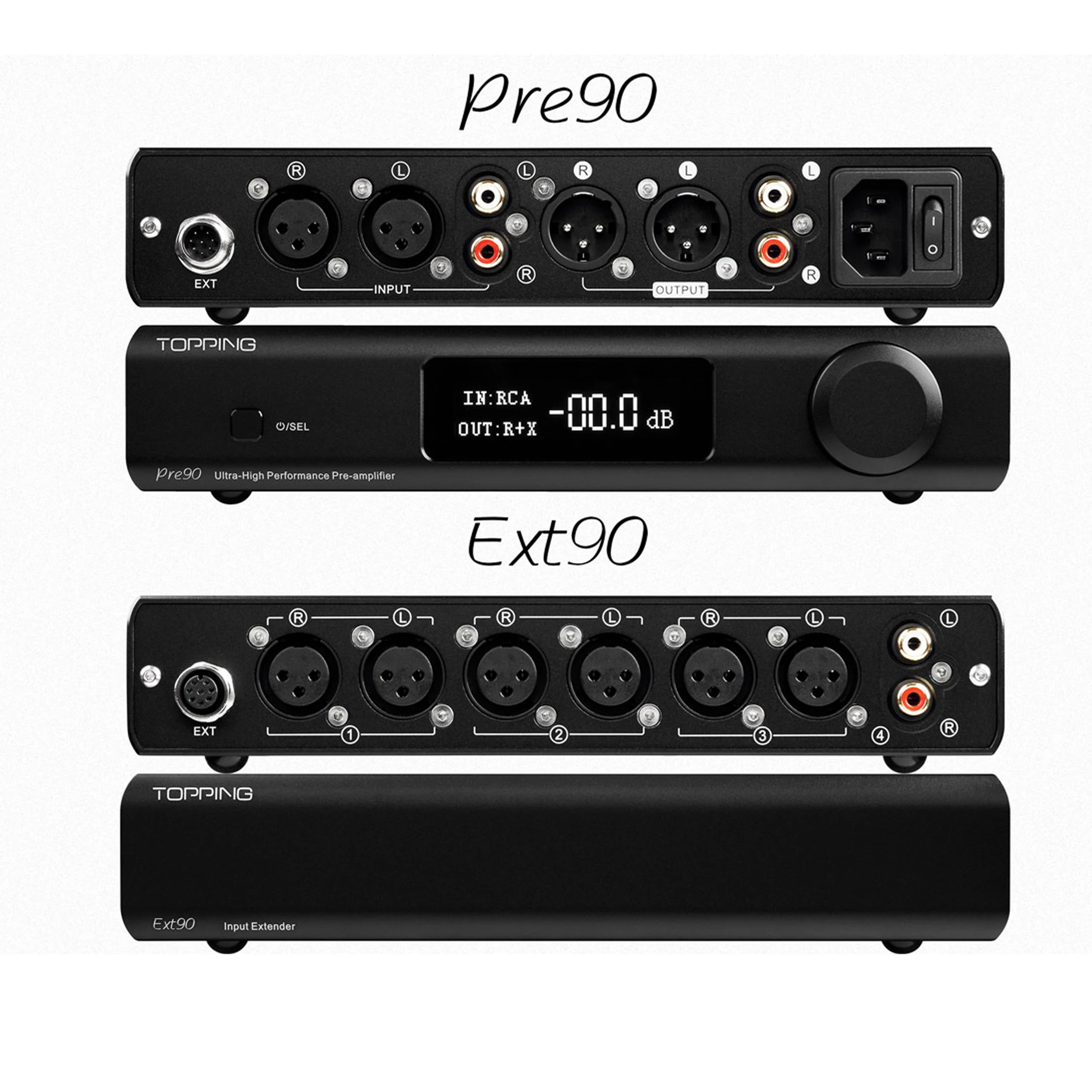 Топпинг PRE90 предусилитель Полностью сбалансированное устройство &amp Ext90 Вход
