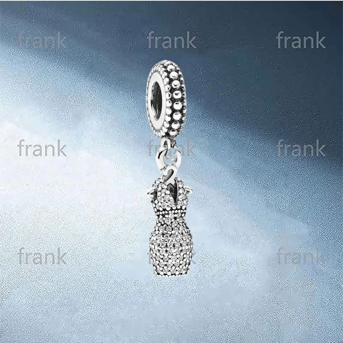 

792062CZ-DAZZLING-DRESS-DANGLE-CHARM,-CLEAR-CZ