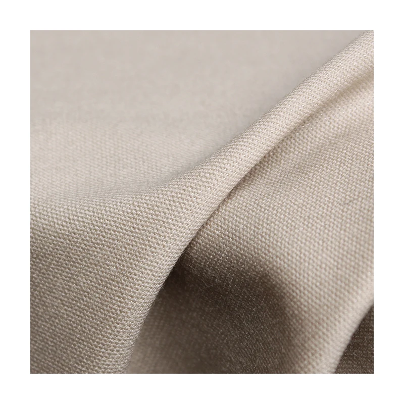 Белый верблюжий восковой ягоды Fil-Lumiere шерстяной материал для женских костюмов