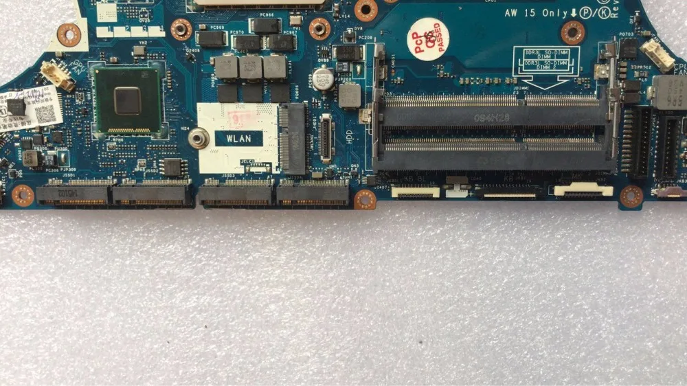 

KEFUAAP20 LA-B753P For Dell Alienware 15 R1 17 R2 Notebook Motherboard CPU I5 4210H GPU GTX970M 3GB 100% Test Work