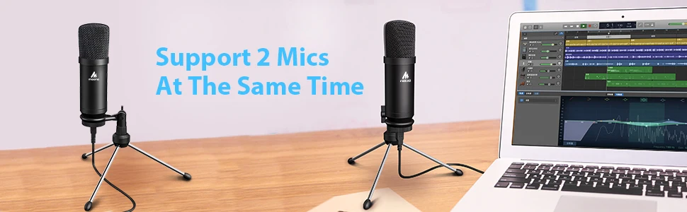 MAONO A04TR USB микрофон комплект 192 кГц/24 бит компьютерный кардиоидный микрофон Подкаст конденсаторный микрофон для ПК караоке YouTube игровой