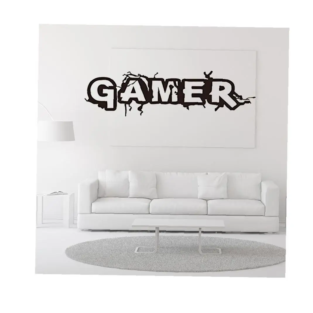 Геймерские наклейки на стену игровая консоль предлагаем обои винил искусство
