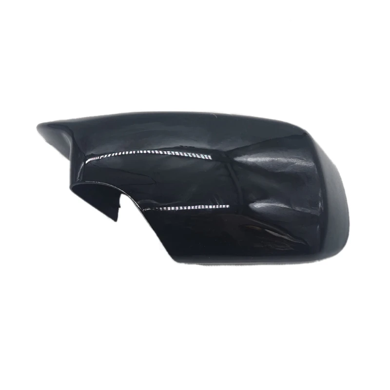 

for -BMW E46 E39 325I 530I 330I 525I Bright Black ABS Side Rear View Mirror Cap Cover Shell Trim