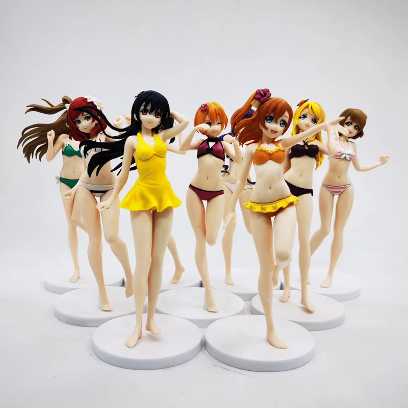 17 см аниме Love Live фигурку UMI HOSHIZORA RIN TOJO NOZOMI KIMINO MINAMI KOTORI SONODA Fate Zero PVC Коллекционная