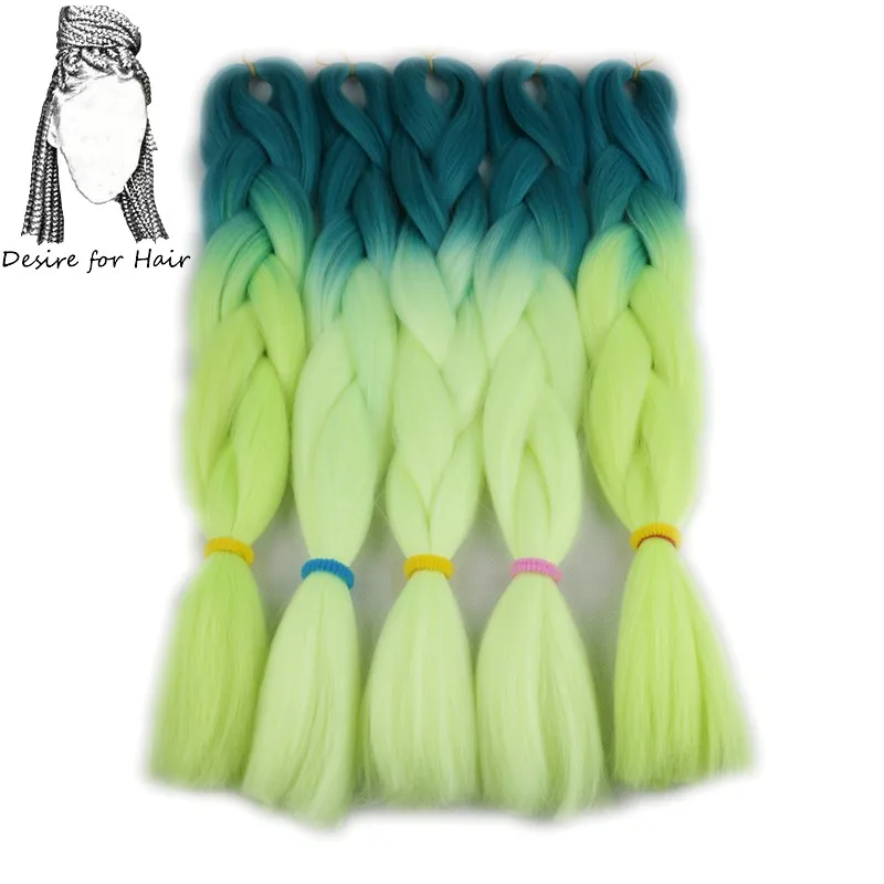 #5 Desire for hair 24 дюйма 100 г bling Блестки для волос mix большие синтетические косы плетение волос для наращивания - Цвет: #5
