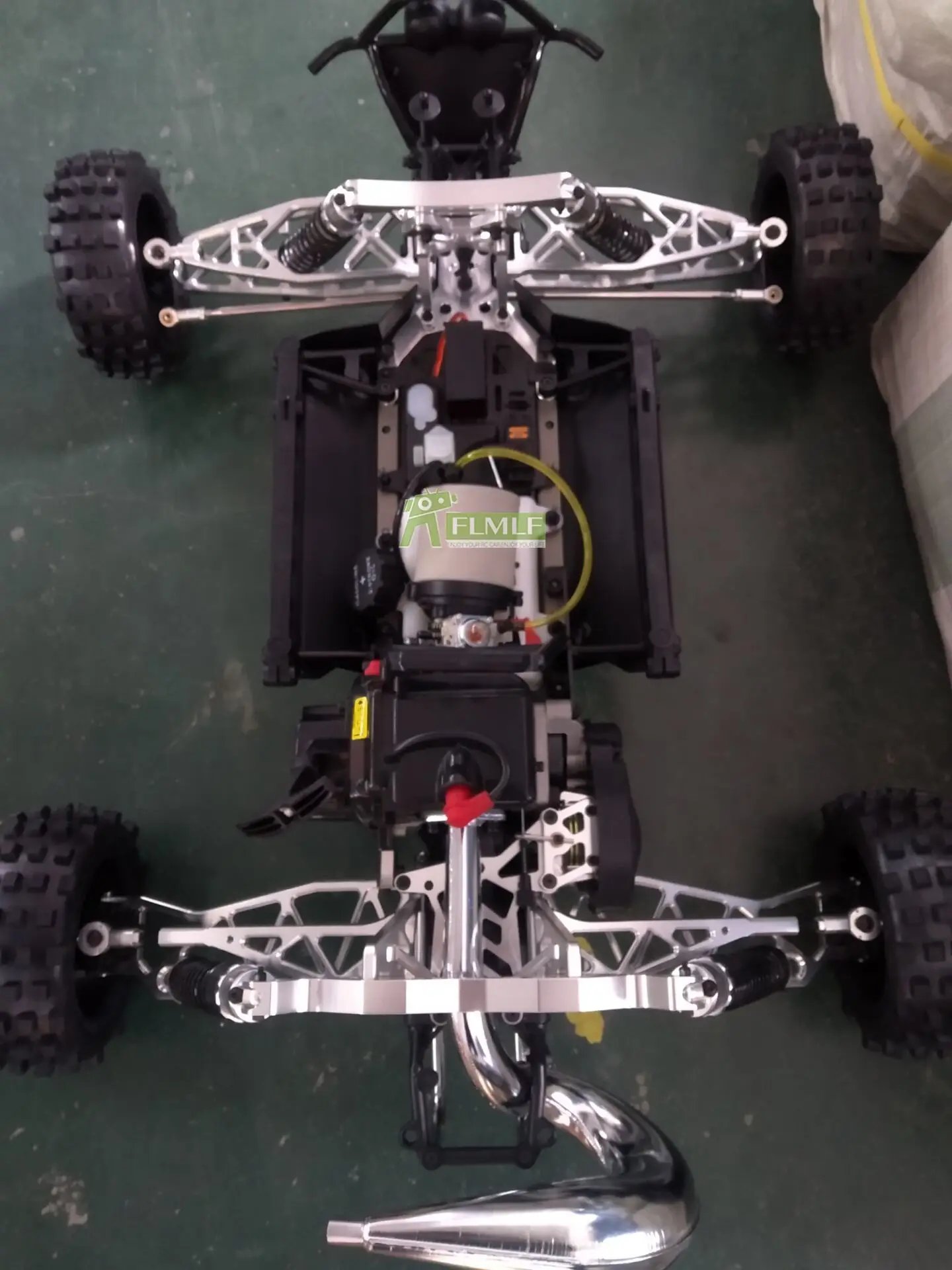 Алюминиевая подвесная рукоятка + амортизатор симметричные комплекты рулевого