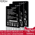 BL-44JH BL-45A1H BL-45F1F BL-46G1F BL-46ZH BL 59JHT7 Аккумулятор для LG K4 K7 K8 K10 L7 II L70 G2 2017 2018 K420N