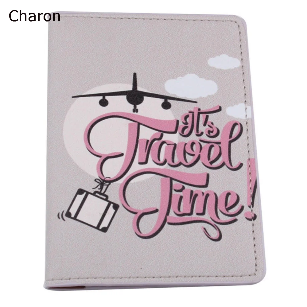 Модная Обложка для паспорта мужчин и женщин дорожный Кошелек из искусственной
