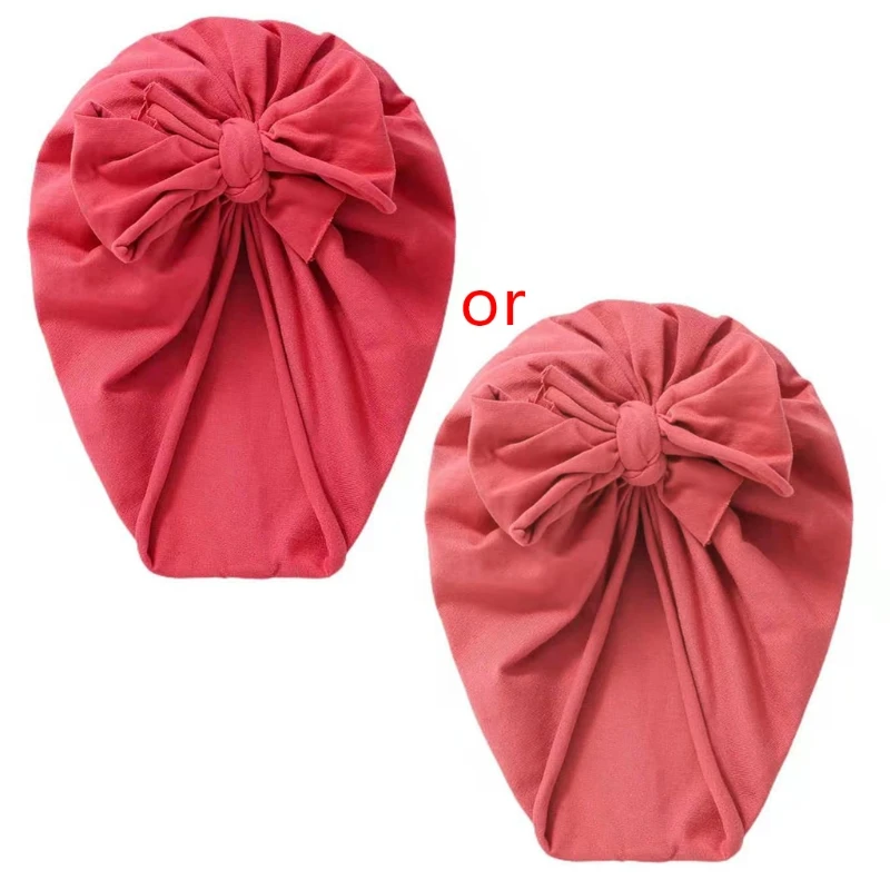

Cotton Blend Hair Bow Knot Kids Baby Infant Turban Hat Big Ear Knot Toddler Beanie Headwraps Birthday Gift Photo