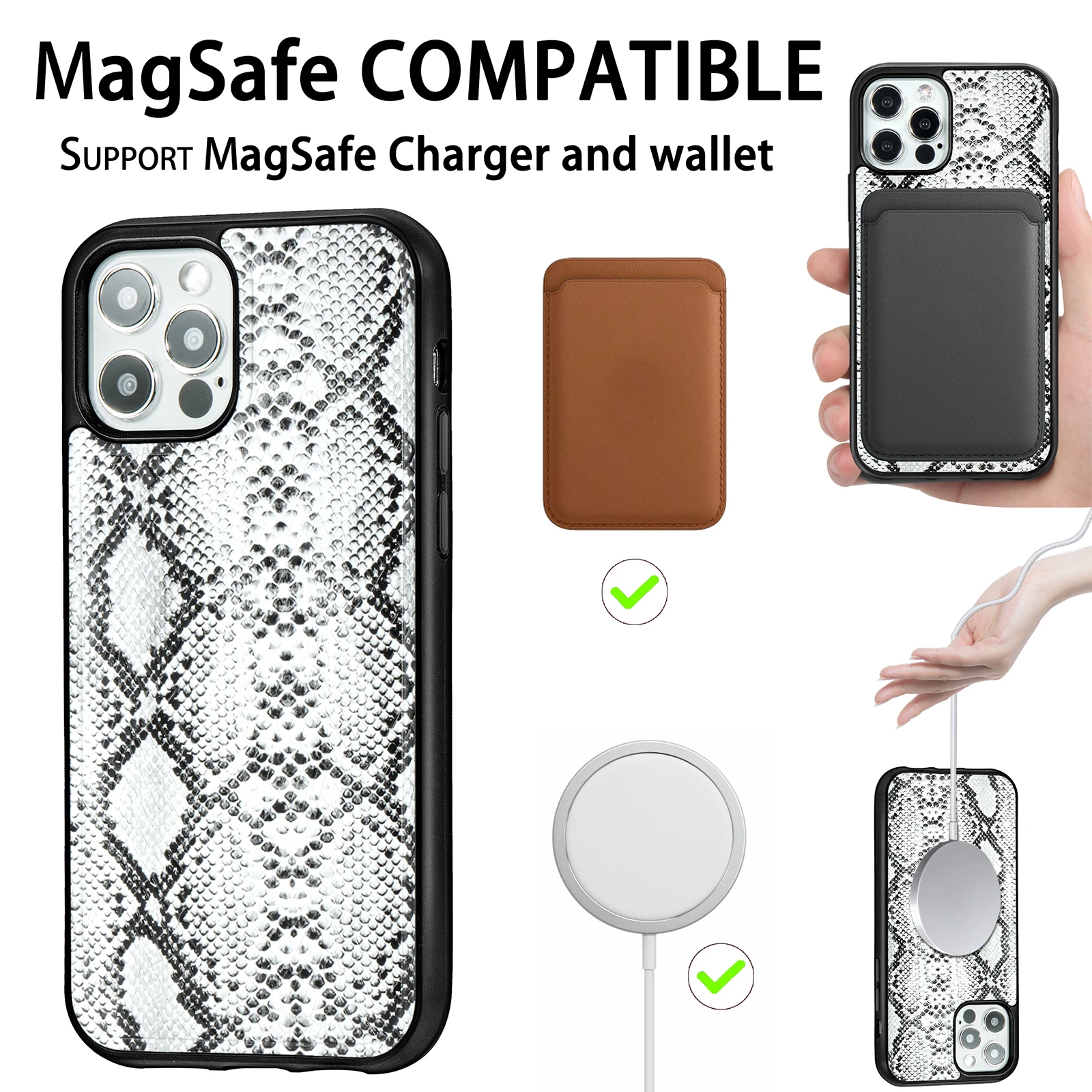 

pu leather magnetic Case For Apple iPhone 12 Mini 12 Pro Max magsafe charge phone case bag cover for iphone 12