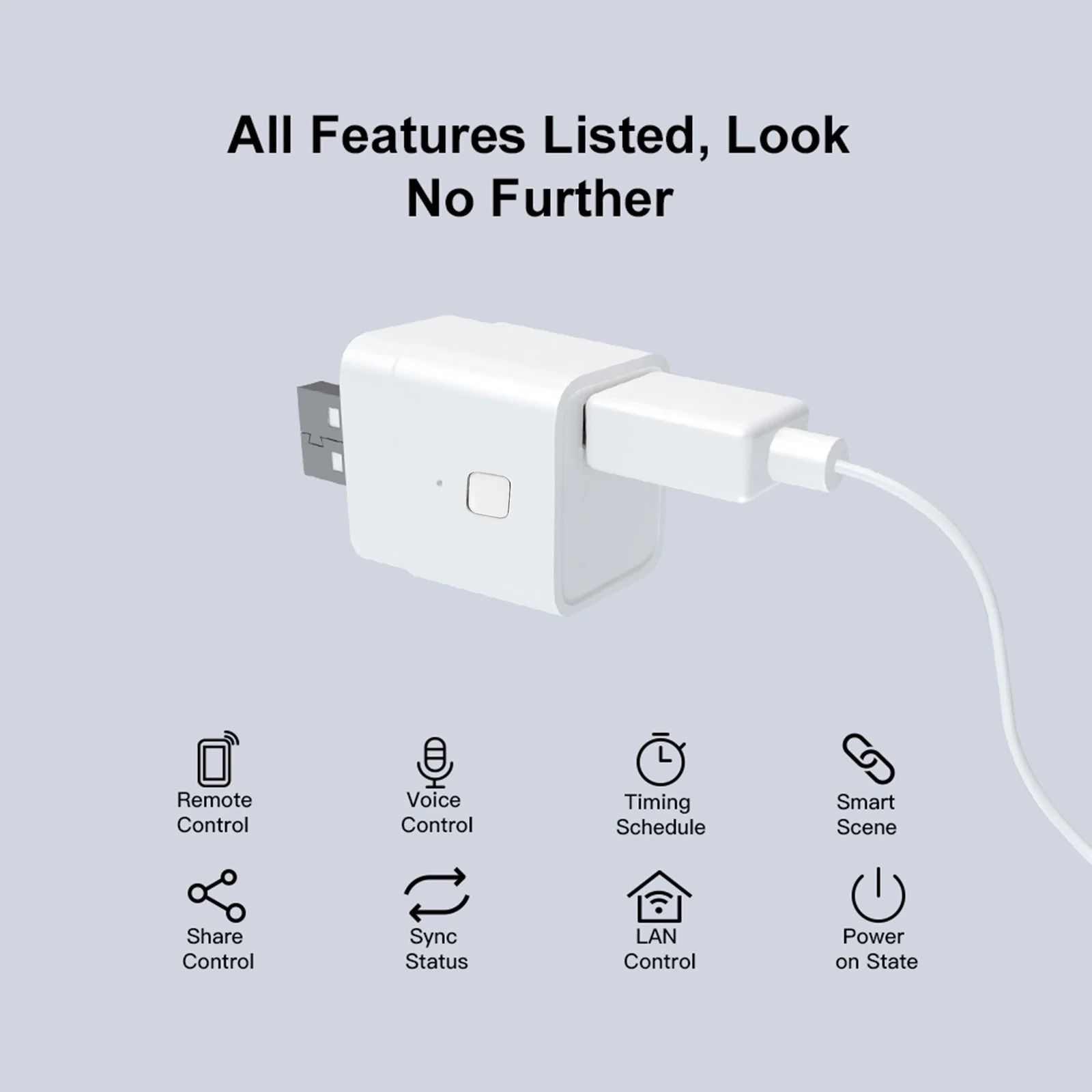 Адаптер питания Tuya Micro SmartUSB 5 В Wi-Fi USB |