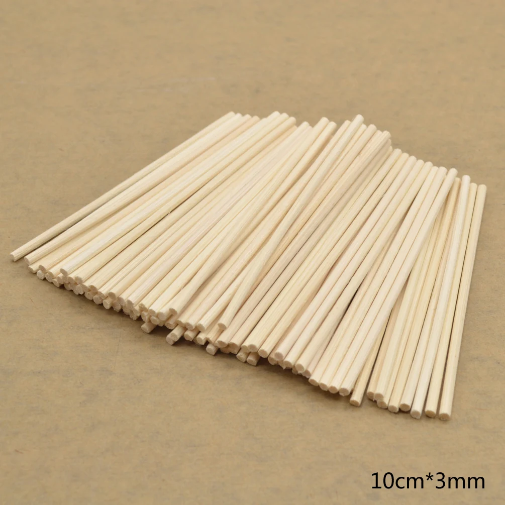 

100pcs 3mm Reed Diffuser Replacement Stick DIY Handmade Home Decor Extra Thick Rattan Reed Oil Diffuser Refill Sticks