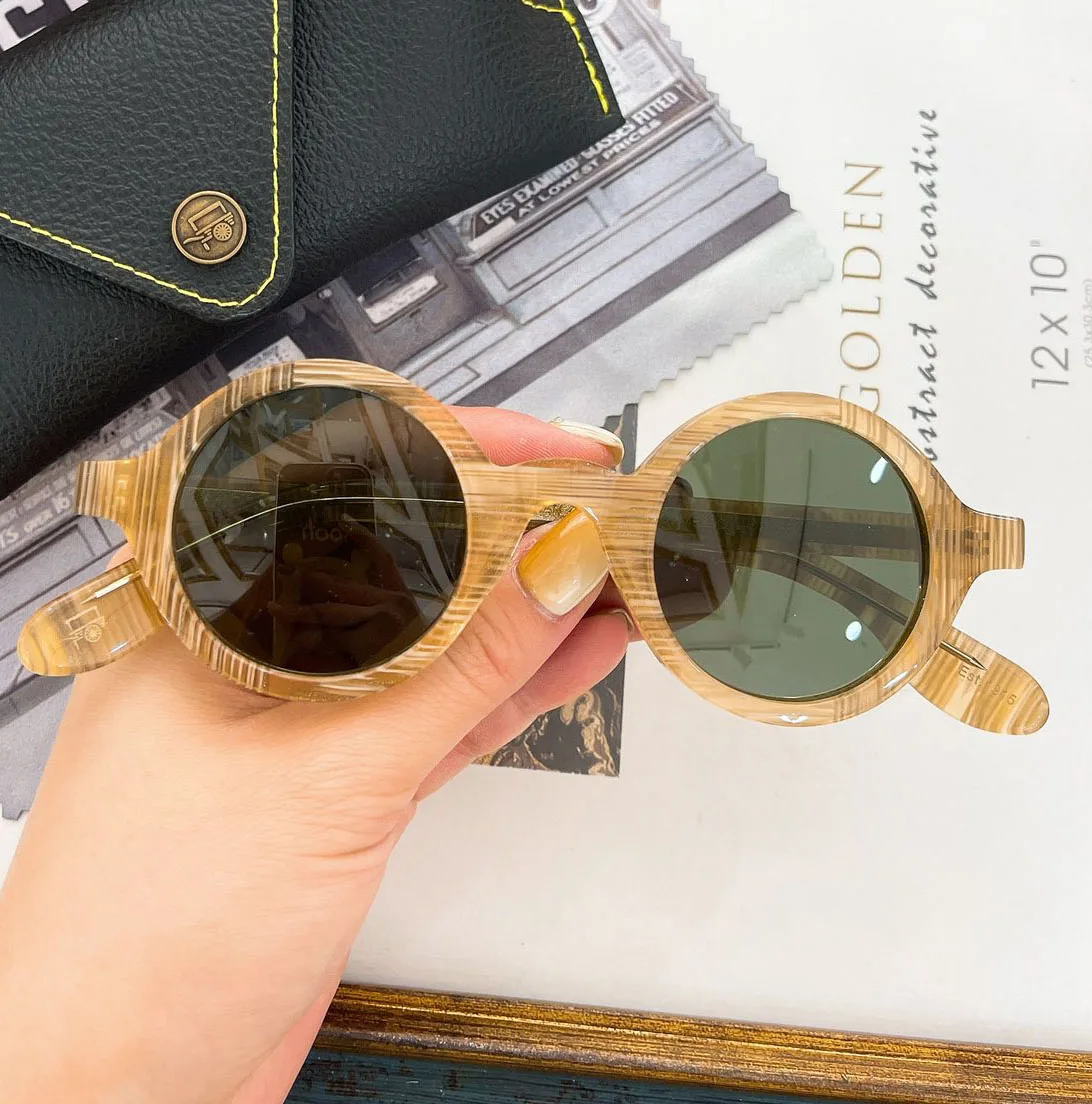 Круглые винтажные очки Zolman размером 42 мм в стиле Нью-Йорка по рецепту при