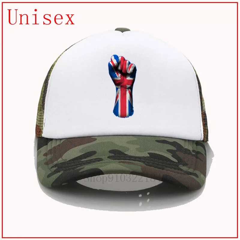 

Flag of United Kingdom on a Raised Clenched Fist mens hat and caps newsboy rhinestone hat women ponytail baseball cap bucket hat