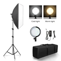photography softbox lighting kit 50x70 led lamp two color soft box continuous light system accessories for photographic camera