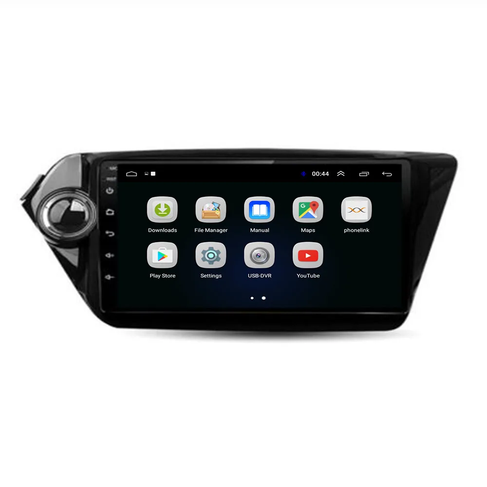 Android 10 2din автомобильный Радио gps навигация мультимедийный плеер для Kia RIO 3 4 Rio 2010 2011